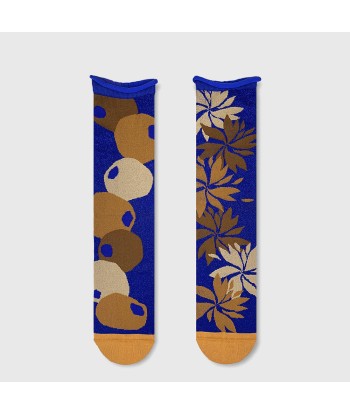 Chaussettes Lamé Sparkling Blue le concept de la Pate a emporter 