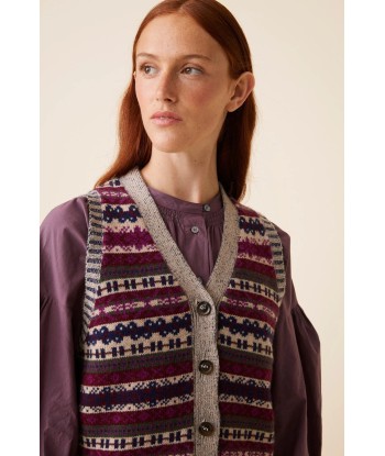 Cardigan Pauline Multicolor le des métaux précieux