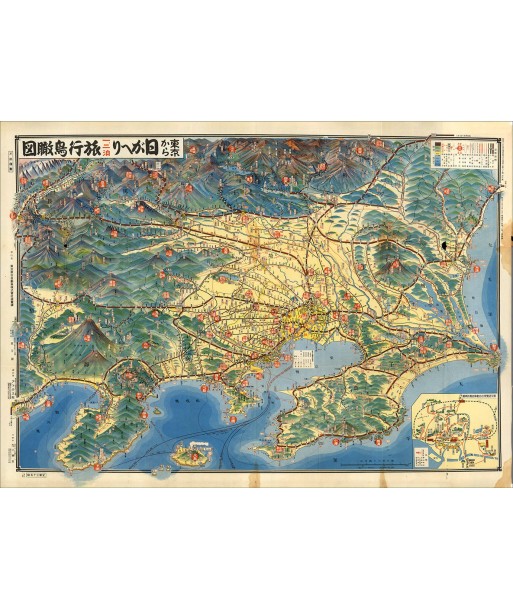 Affiche Tourist Map of Tokyo Fin de série