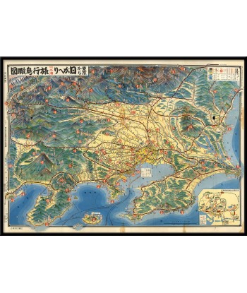 Affiche Tourist Map of Tokyo Fin de série