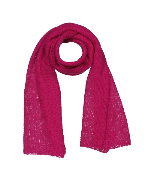 Echarpe tricot BRUME - Fuchsia s'inspire de l'anatomie humaine