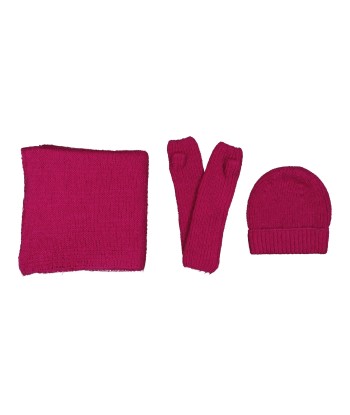 Echarpe tricot BRUME - Fuchsia s'inspire de l'anatomie humaine