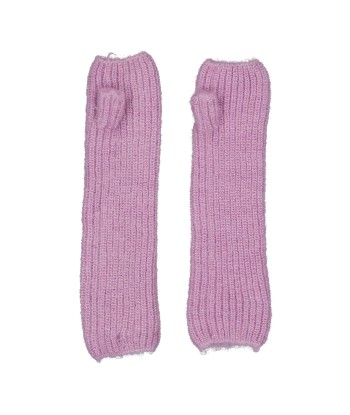 Mitaines tricot RÊVE - Lilas de pas cher