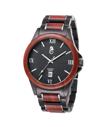 Montre Noire Homme : Bois de Santal Luxe Profitez des Offres !