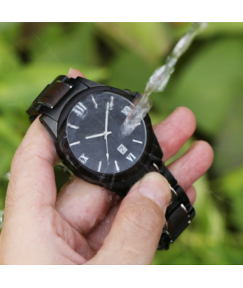 Montre Noire Homme: Bois de Santal livraison et retour toujours gratuits