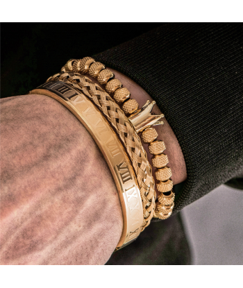 Bracelet Homme Luxe: Éclat en Or est présent 