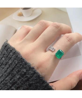 Bague Fiançailles Émeraude: Harmonie Verte meilleur choix