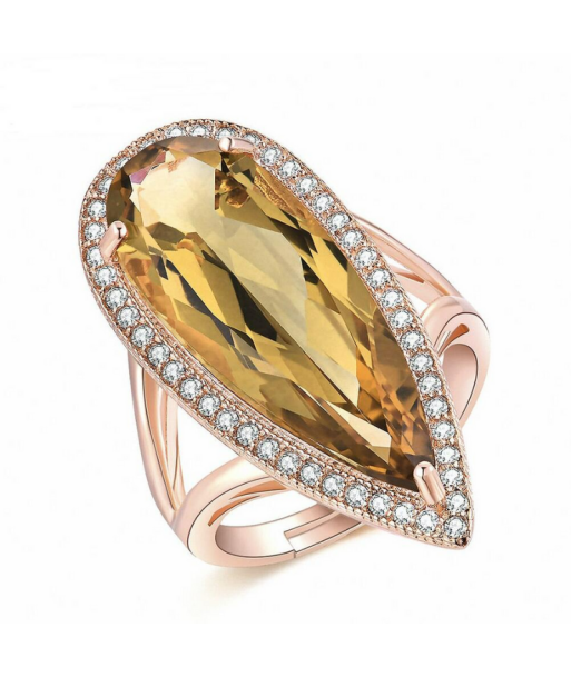 Bague Citrine: Charme Lumineux l'achat 