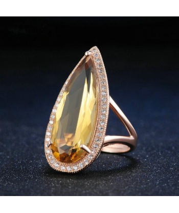 Bague Citrine: Charme Lumineux l'achat 