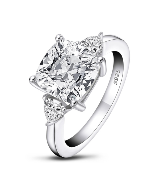 Bague Or Blanc Femme: Charme Pétillant soldes