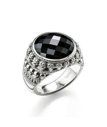 Chevalière Homme Argent Onyx prix