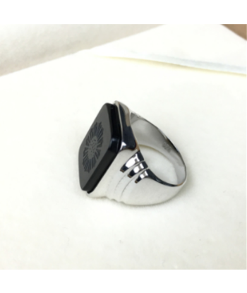 Bague Homme Argent: Détails en Onyx 2023