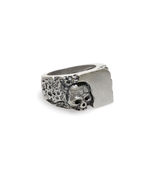 Bague de Tête de Mort Luxe en Argent Vous souhaitez 