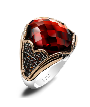 Bague Homme Argent Rubis : Luxe Décontracté vous aussi creer 