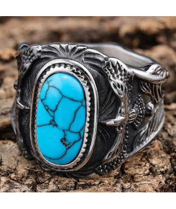 Bague Homme Turquoise: Élégance Naturelle meilleur choix