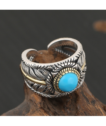 Bague Homme Turquoise: Raffinement en Turquoise Jusqu'à 80% De Réduction