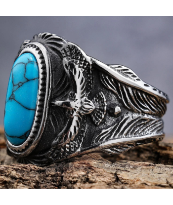 Bague Homme Turquoise: Élégance Naturelle meilleur choix