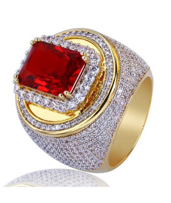 Bague Homme Rubis : Feu Passionné destockage