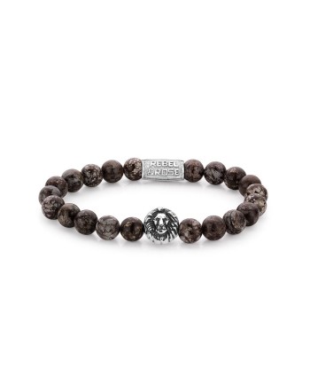 BRACELET REBEL & ROSE BROWN SUGAR LION 8MM vente chaude votre 