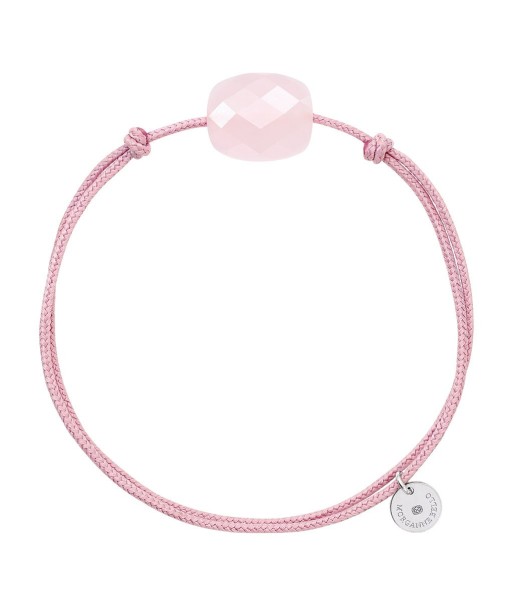 MORGANNE BELLO BRACELET FRIANDISE CORDON VIEUX ROSE COUSSIN QUARTZ ROSE POUDRE suggérées chez