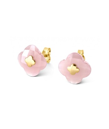 MORGANNE BELLO BOUCLES D'OREILLE VICTORIA OR JAUNE QUARTZ GUAVA en ligne