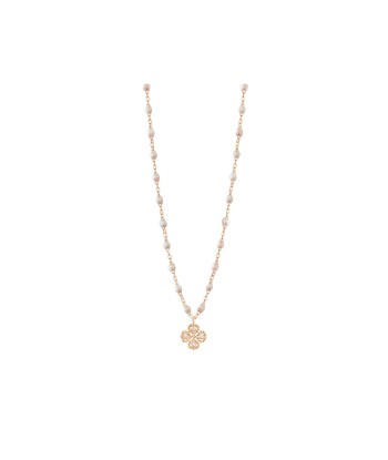 COLLIER GIGI CLOZEAU  LUCKY TRÈFLE DIAMANTS OR ROSE d'Europe débarque