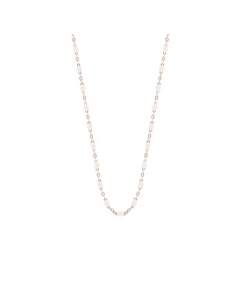 COLLIER GIGI CLOZEAU OR ROSE 45 CM pas cher chine