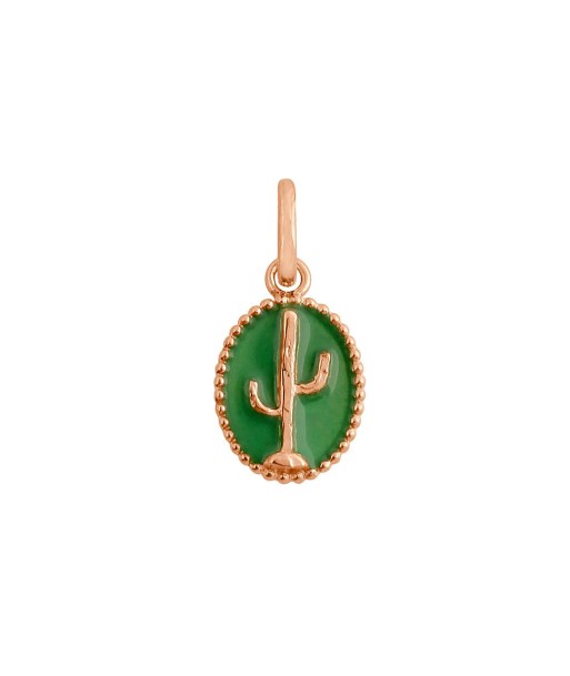 PENDENTIF GIGI CLOZEAU CACTUS OR ROSE PRAIRIE Paris Déstockage Promo