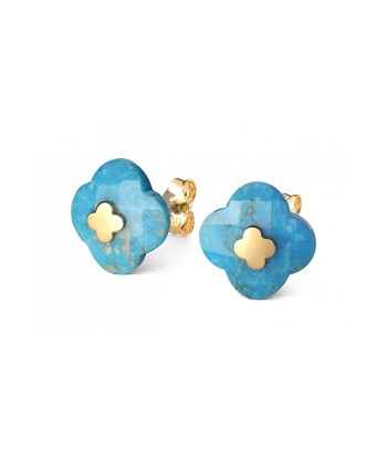 MORGANNE BELLO BOUCLES D'OREILLES OR JAUNE TURQUOISE Vous souhaitez 