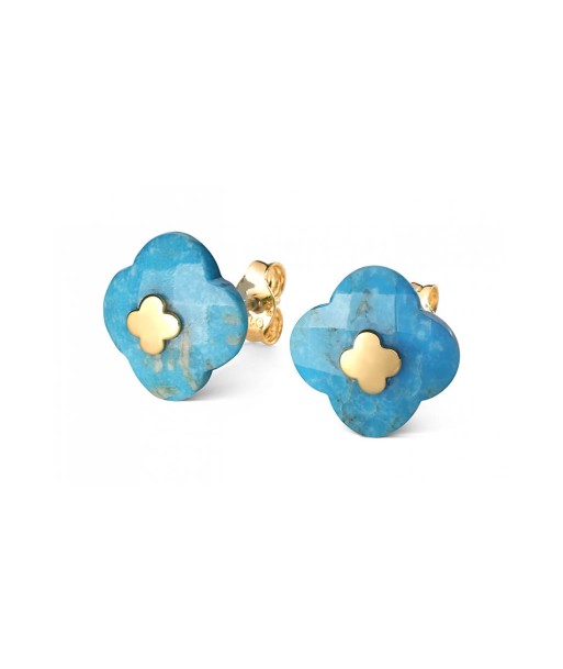 MORGANNE BELLO BOUCLES D'OREILLES OR JAUNE TURQUOISE Vous souhaitez 