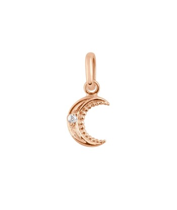 PENDENTIF GIGI CLOZEAU PETITE LUNE OR ROSE DIAMANTS prix pour 