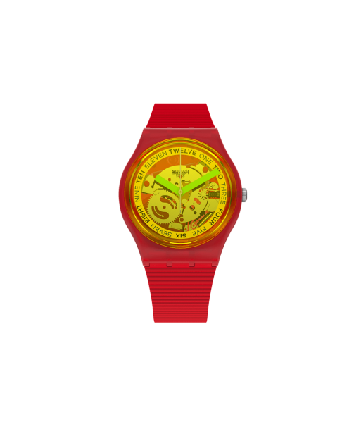 MONTRE SWATCH RETRO-ROSSO destockage