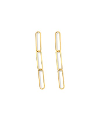 BOUCLES D'OREILLES OR JAUNE 750 destockage