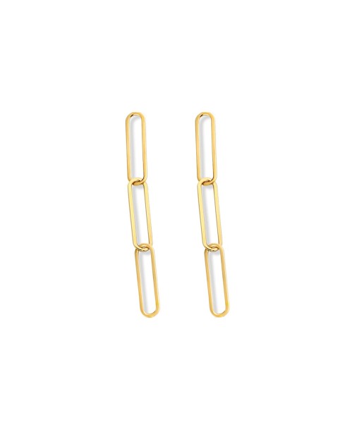 BOUCLES D'OREILLES OR JAUNE 750 destockage