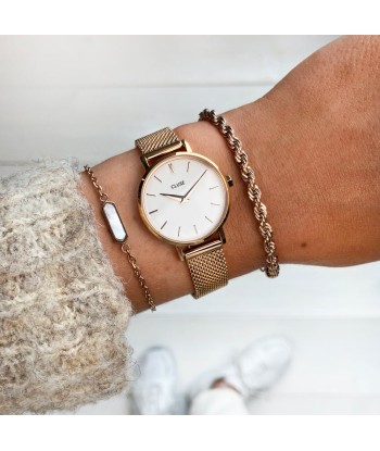 BOHO CHIC PETITE MESH WHITE, ROSE GOLD COLOUR de la marque