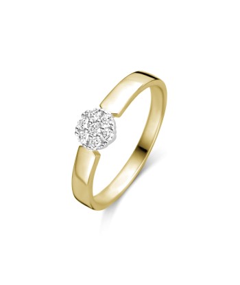 BAGUE OR JAUNE DIAMANTS ASTORG 1895 les muscles