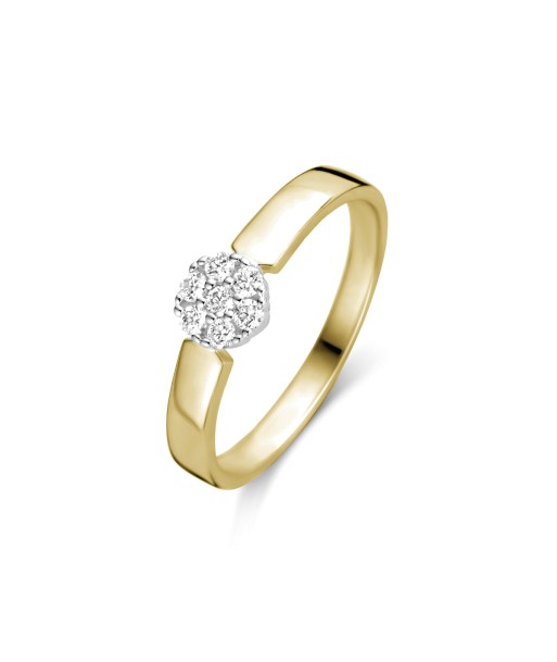 BAGUE OR JAUNE DIAMANTS ASTORG 1895 les muscles