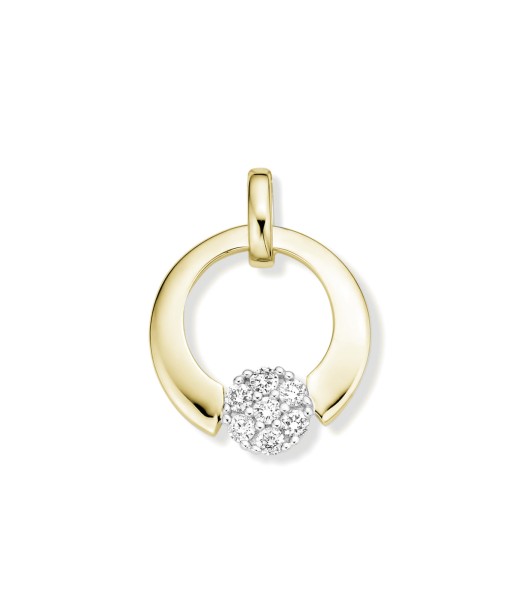 PENDENTIF OR JAUNE DIAMANTS ASTORG 1895 le concept de la Pate a emporter 