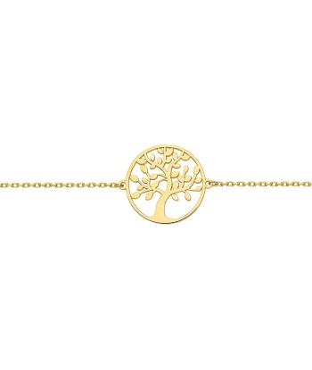 BRACELET OR JAUNE 375 ARBRE DE VIE Véritable concentré