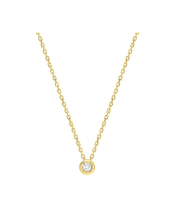 COLLIER OR JAUNE DIAMANT ASTORG 1895 votre