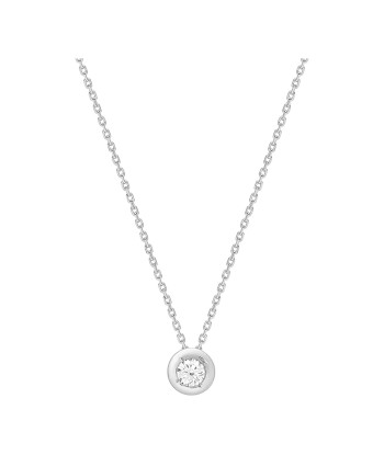 COLLIER OR BLANC DIAMANT ASTORG 1895 solde