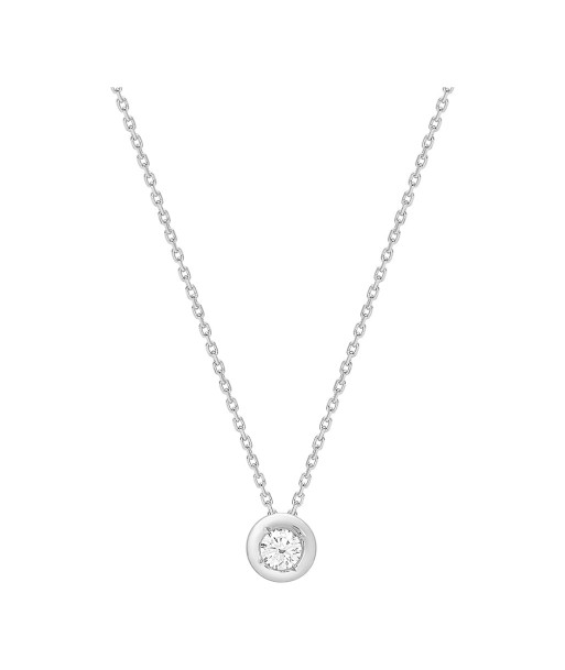 COLLIER OR BLANC DIAMANT ASTORG 1895 solde