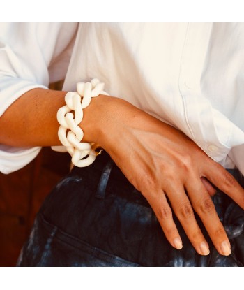 GRAND BRACELET BLANC VANESSA BARONI Les magasins à Paris