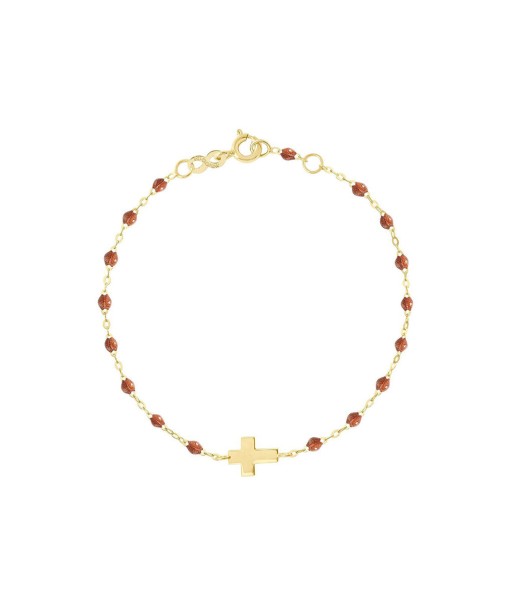 BRACELET GIGI CLOZEAU OR JAUNE CROIX Comparez et commandez 