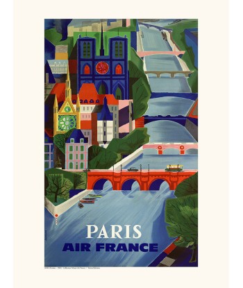 Affiche Paris - Air France paiement sécurisé