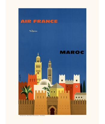 Affiche Maroc - Air France livraison gratuite