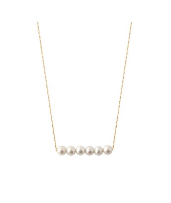 COLLIER CLAVERIN PEARL BAR OR JAUNE france