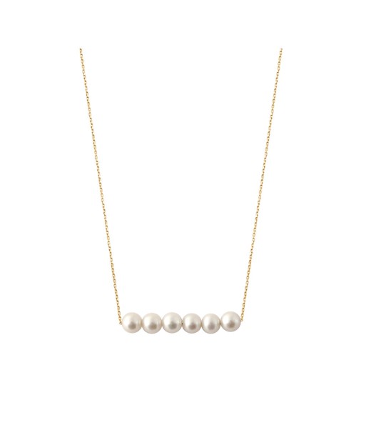 COLLIER CLAVERIN PEARL BAR OR JAUNE france