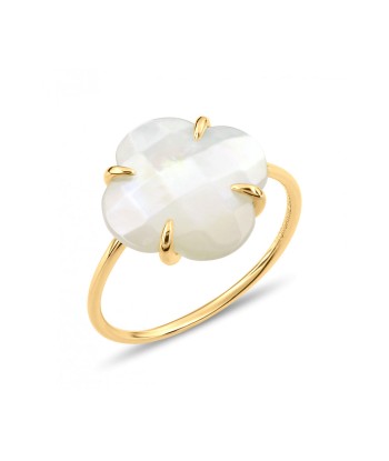 BAGUE VICTORIA NACRE BLANCHE OR JAUNE prix