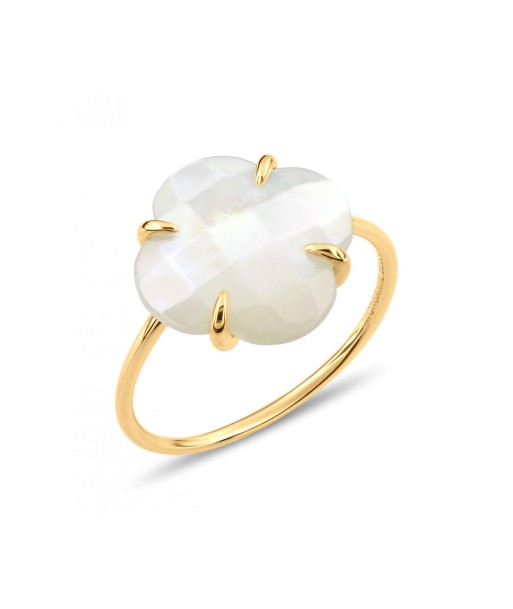 BAGUE VICTORIA NACRE BLANCHE OR JAUNE prix